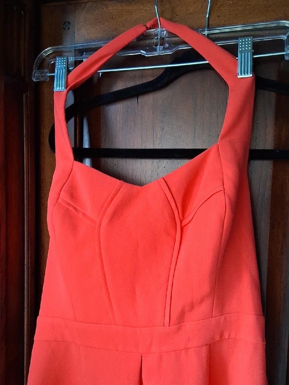 BCBGeneration Red Midi A-Line Dress Sz 4 - Picture 3 of 13